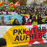 Kurdischer Demonstrationszug