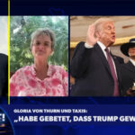 Reichelt, Gloria von Thurn und Taxis und Trump bei der Vereidigung